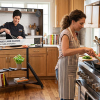 Support TV sur Pied à Roulettes 65-100" – Hauteur Réglable, Charge 100 kg, Écran 65 à 100 Pouces
