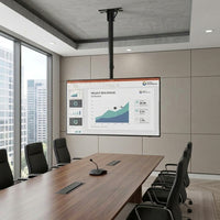 Support TV Plafond Orientable et Inclinable – 26 à 65 Pouces, Hauteur Réglable 57-97 cm, 30 kg
